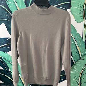 Zara gray jock neck shirt